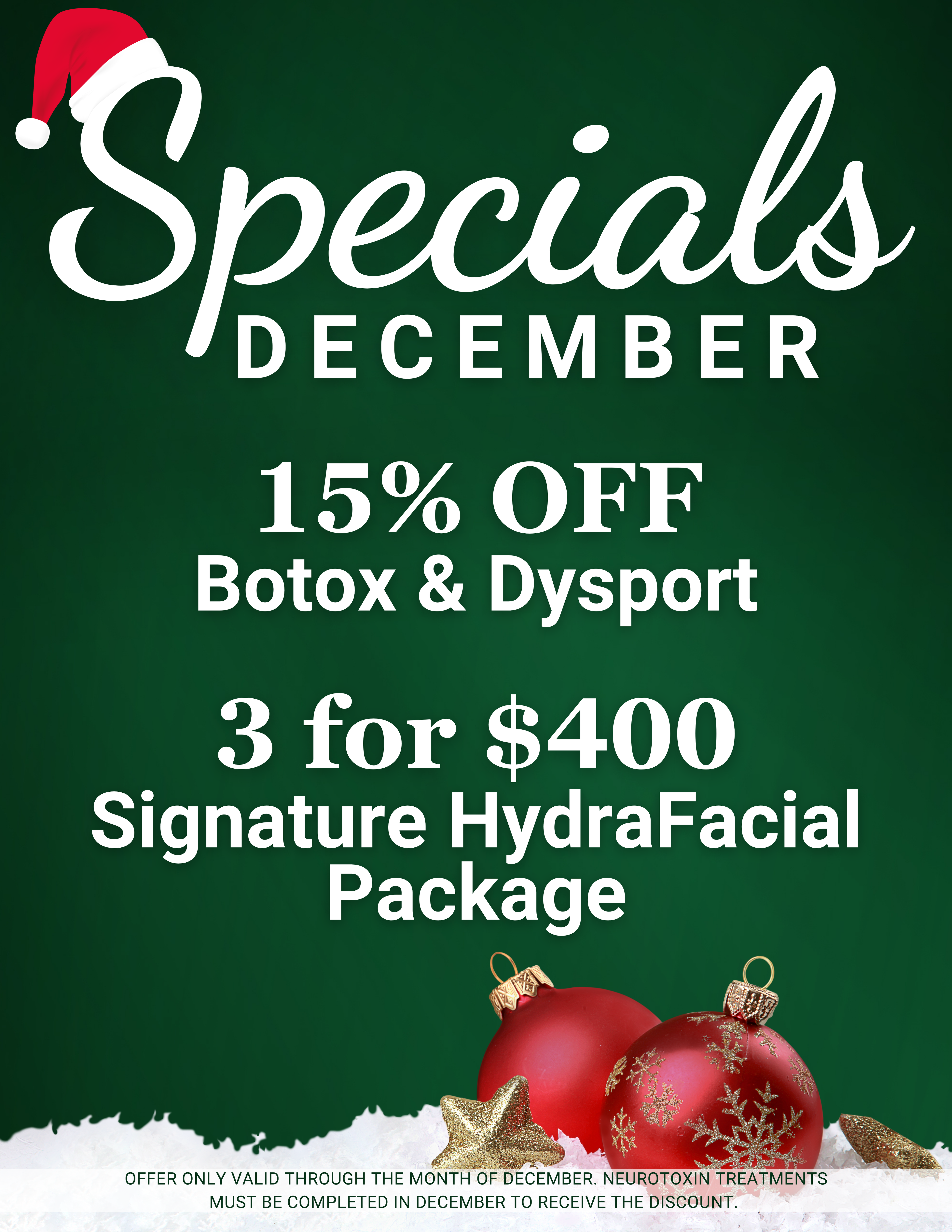 December Specials